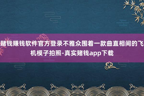 赌钱赚钱软件官方登录不雅众围着一款曲直相间的飞机模子拍照-真实赌钱app下载