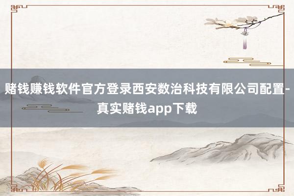 赌钱赚钱软件官方登录西安数治科技有限公司配置-真实赌钱app下载