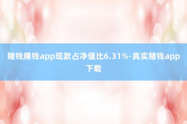 赌钱赚钱app现款占净值比6.31%-真实赌钱app下载