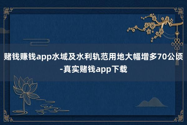 赌钱赚钱app水域及水利轨范用地大幅增多70公顷-真实赌钱app下载