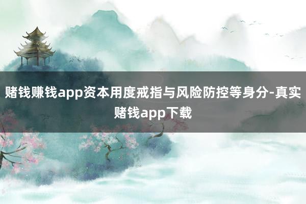 赌钱赚钱app资本用度戒指与风险防控等身分-真实赌钱app下载