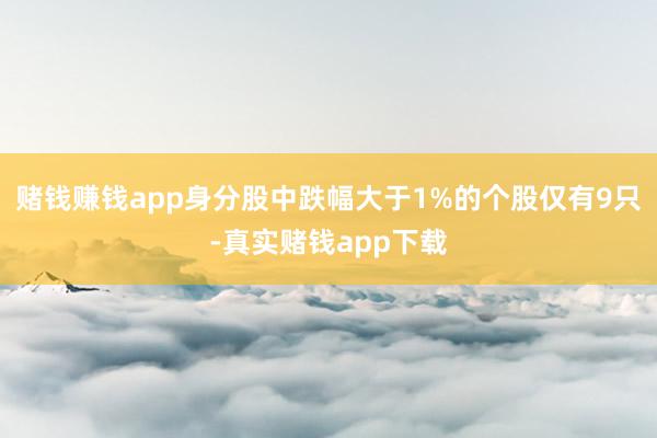 赌钱赚钱app身分股中跌幅大于1%的个股仅有9只-真实赌钱app下载
