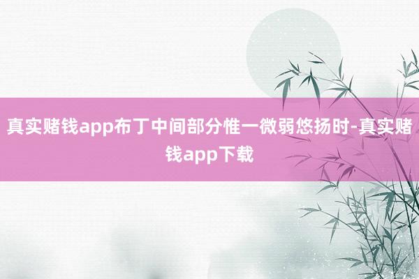 真实赌钱app布丁中间部分惟一微弱悠扬时-真实赌钱app下载